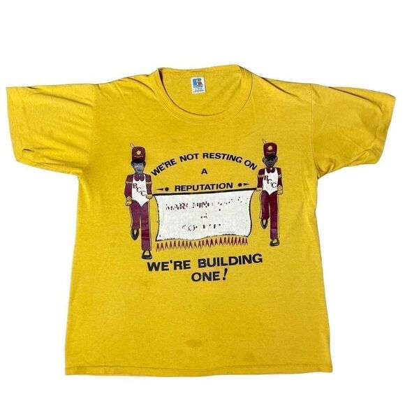 Vintage 1987 Marching Band Tee | 2-Sided | L - Picture 1 of 4